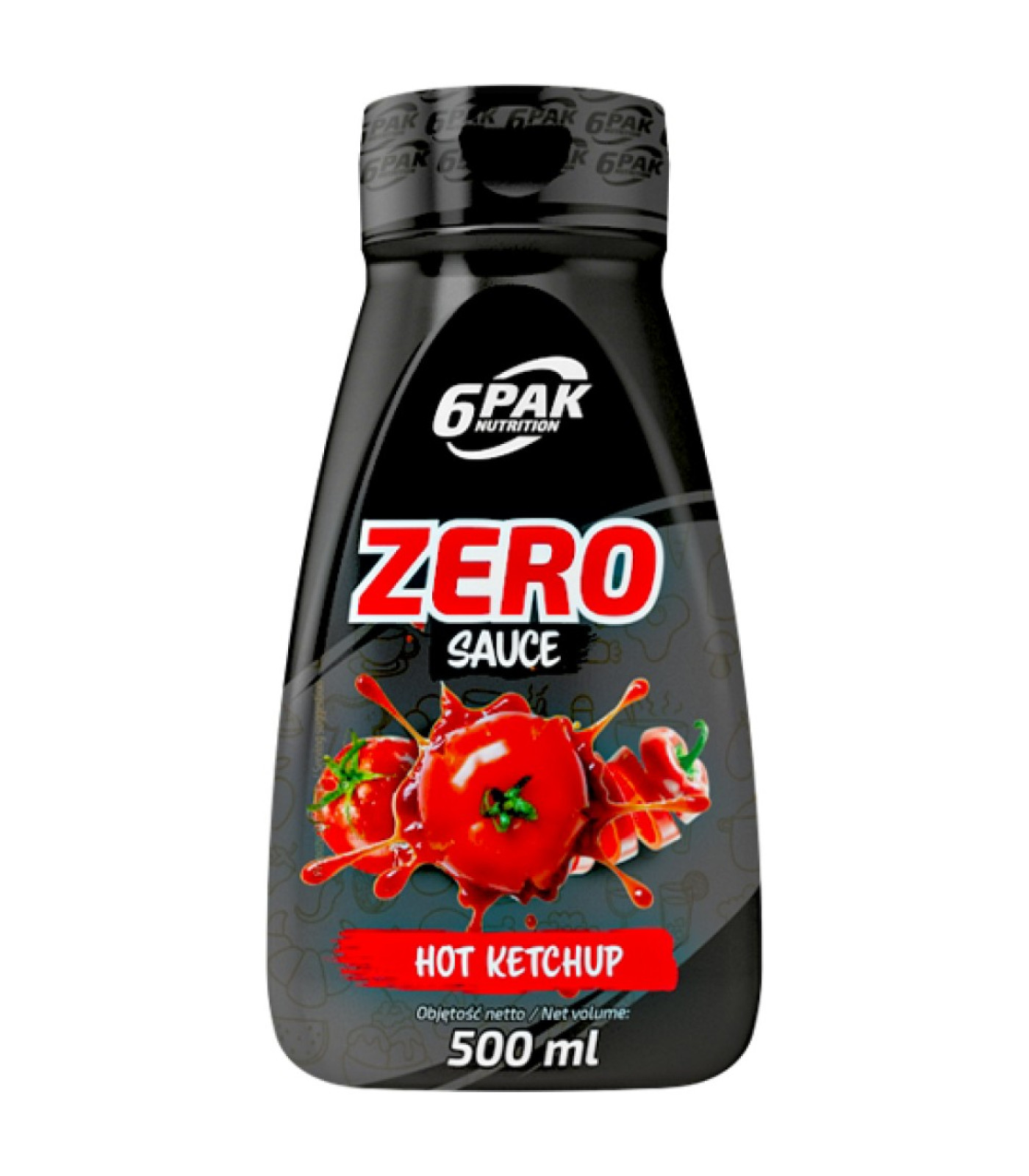 6PAK Nutrition - Sauce Zero - Hot Ketchup / 500 мл