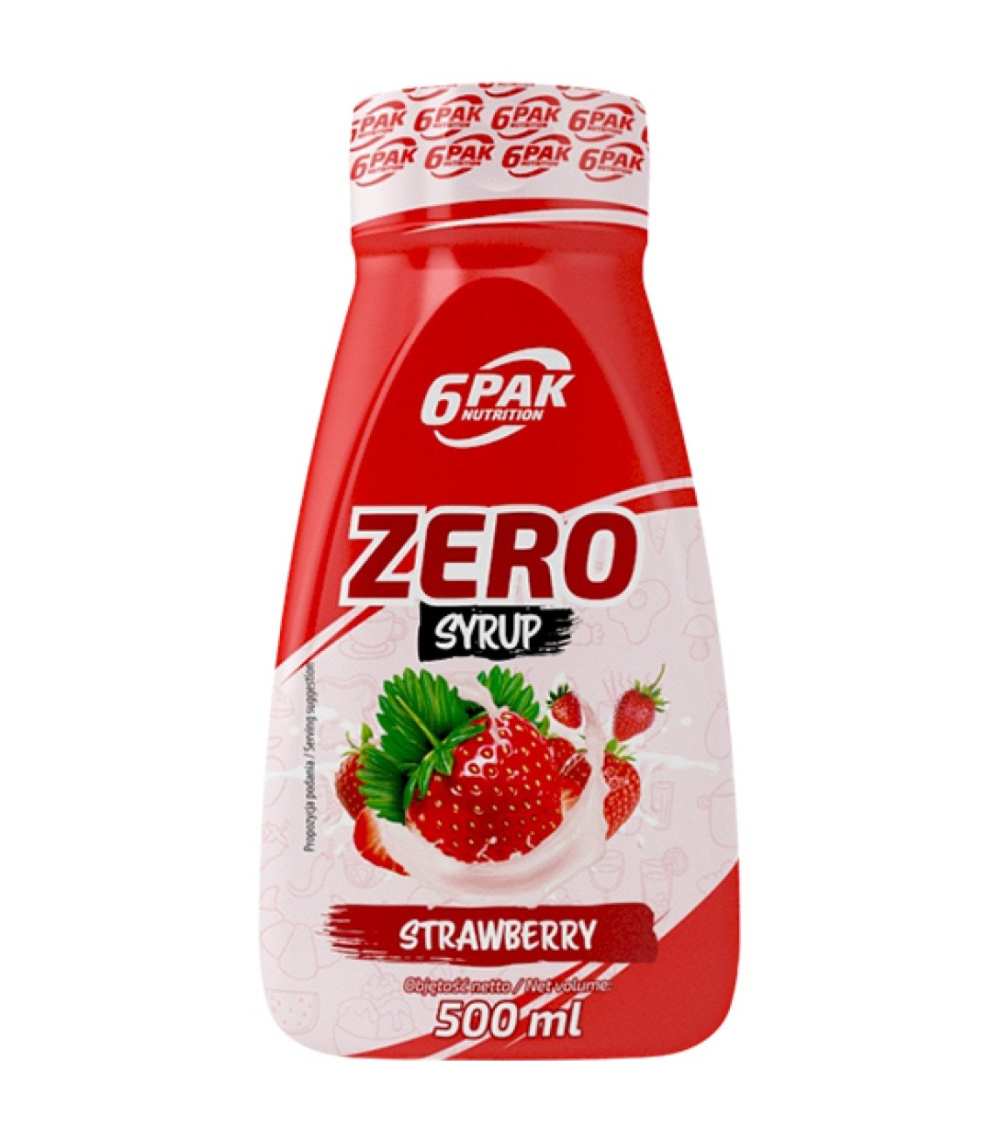 6PAK Nutrition - Syrup Zero - Strawberry / 500 мл