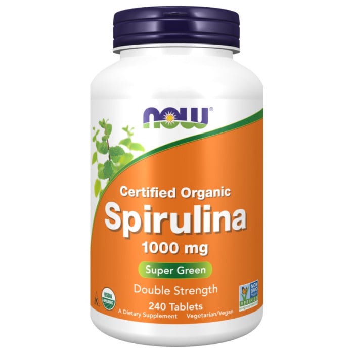 NOW Foods - Spirulina 1000 mg (80 дози)