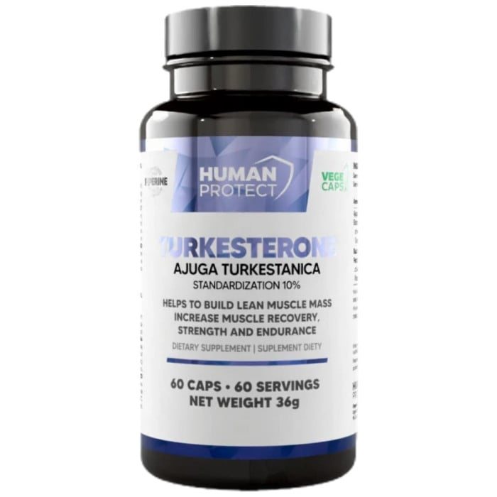Human Protect - Turkesterone 500 mg / 60 капсули, 60 дози