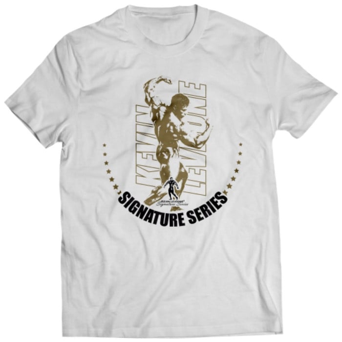 Kevin Levrone - Kevin Levrone T-Shirt | White-Gold