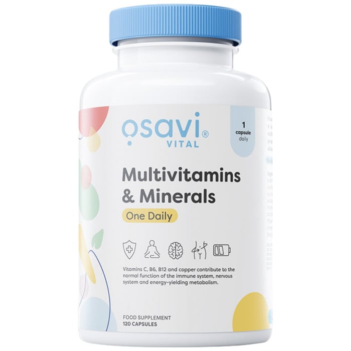 Osavi - Multivitamins & Minerals One Daily / 120 капсули, 120 дози