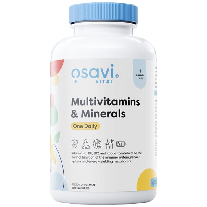 Osavi - Multivitamins & Minerals One Daily / 180 капсули, 180 дози