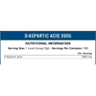 Applied Nutrition - D-Aspartic Acid Powder 3000 mg / 300 грама, 100 дози