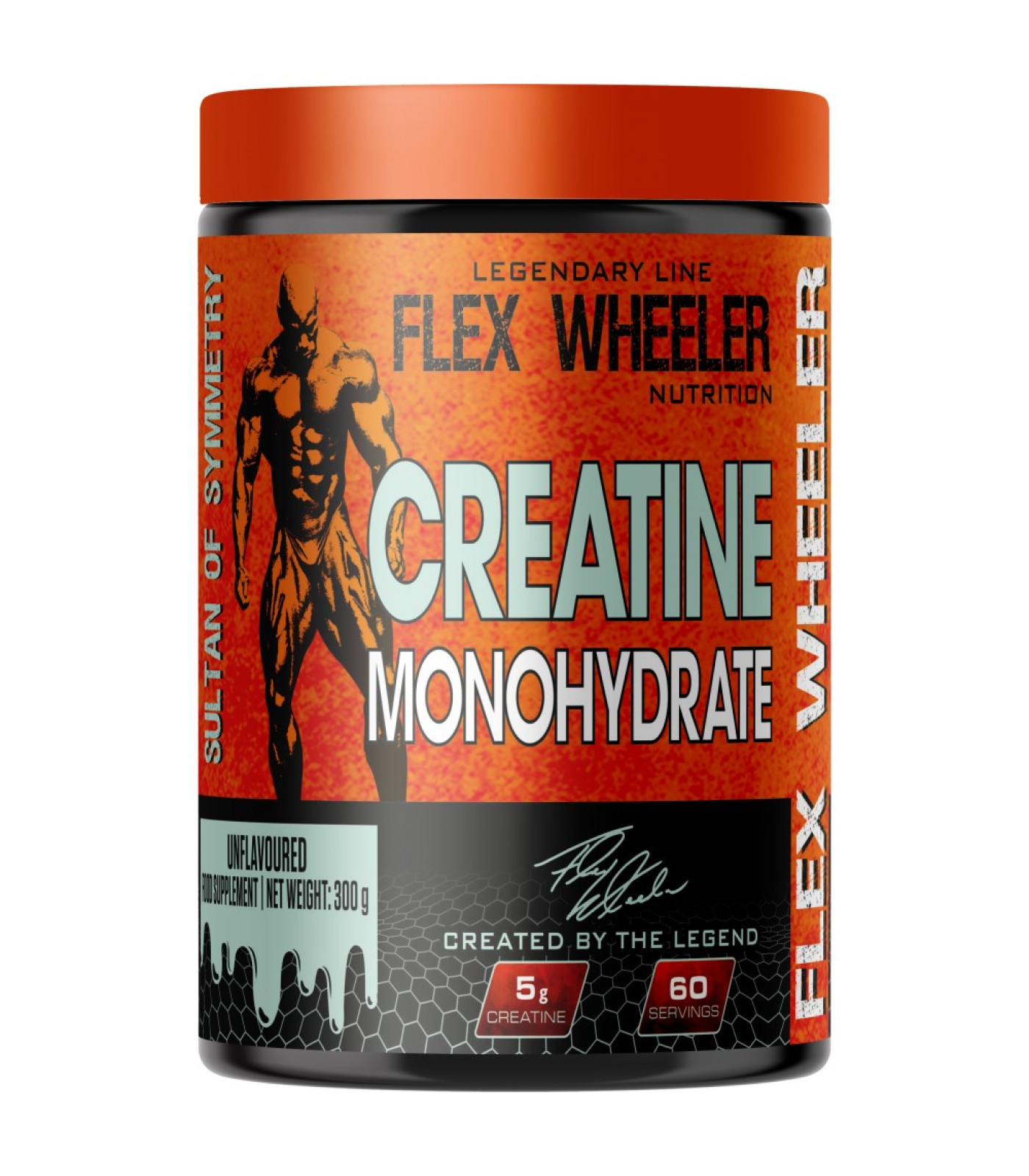 Flex Wheeler Signature Series - Creatine Monohydrate | with Vitamin B-6 / 300 грама, 60 дози