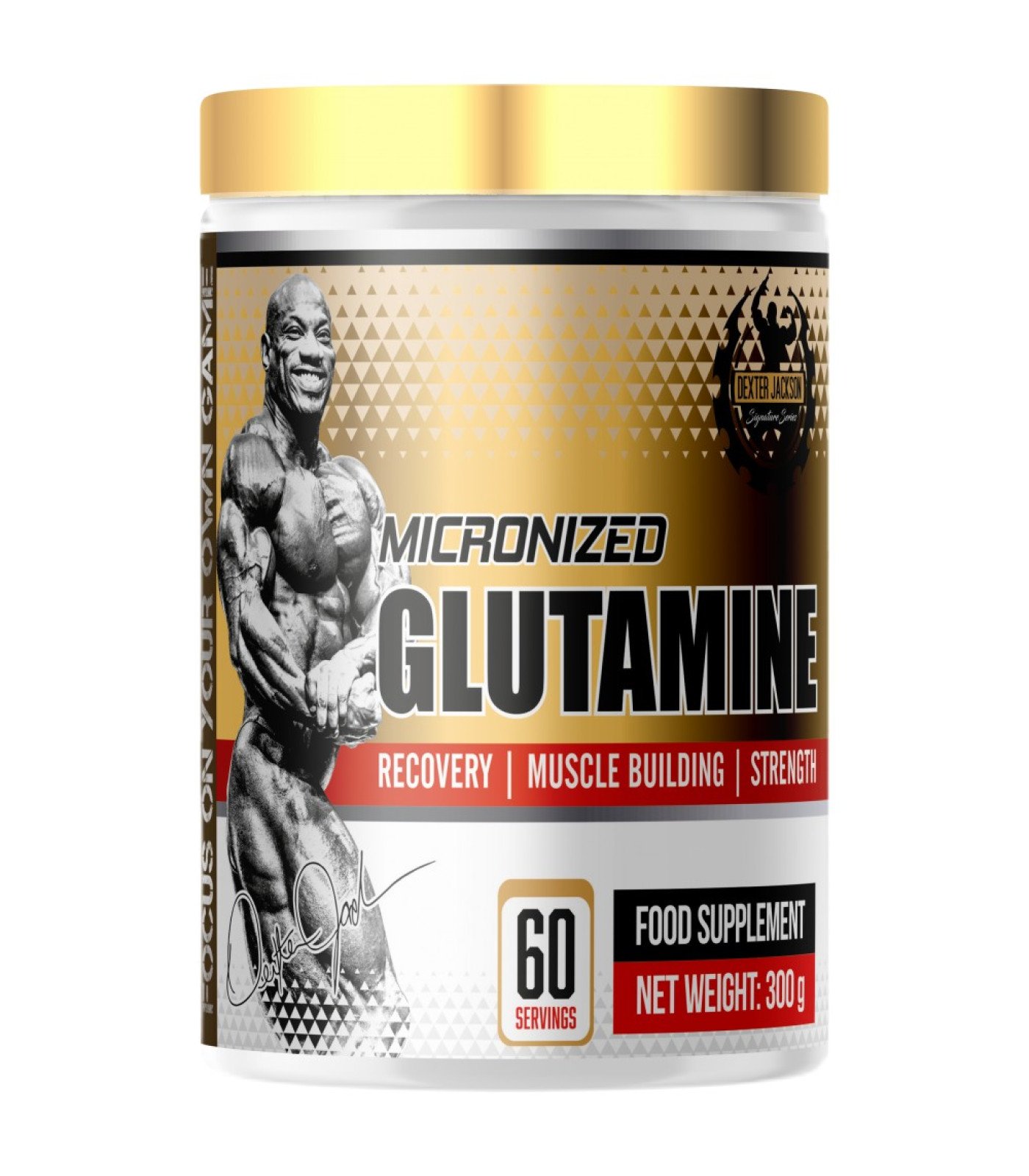 Dexter Jackson Signature Series - Gold Series | Micronized Glutamine with Taurine / 300 грама, 60 дози