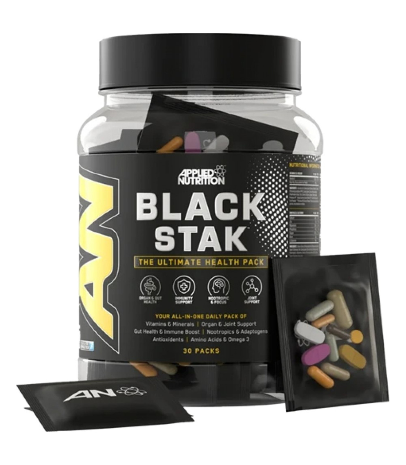 Applied Nutrition - Black Stak | The Ultimate Health Pack