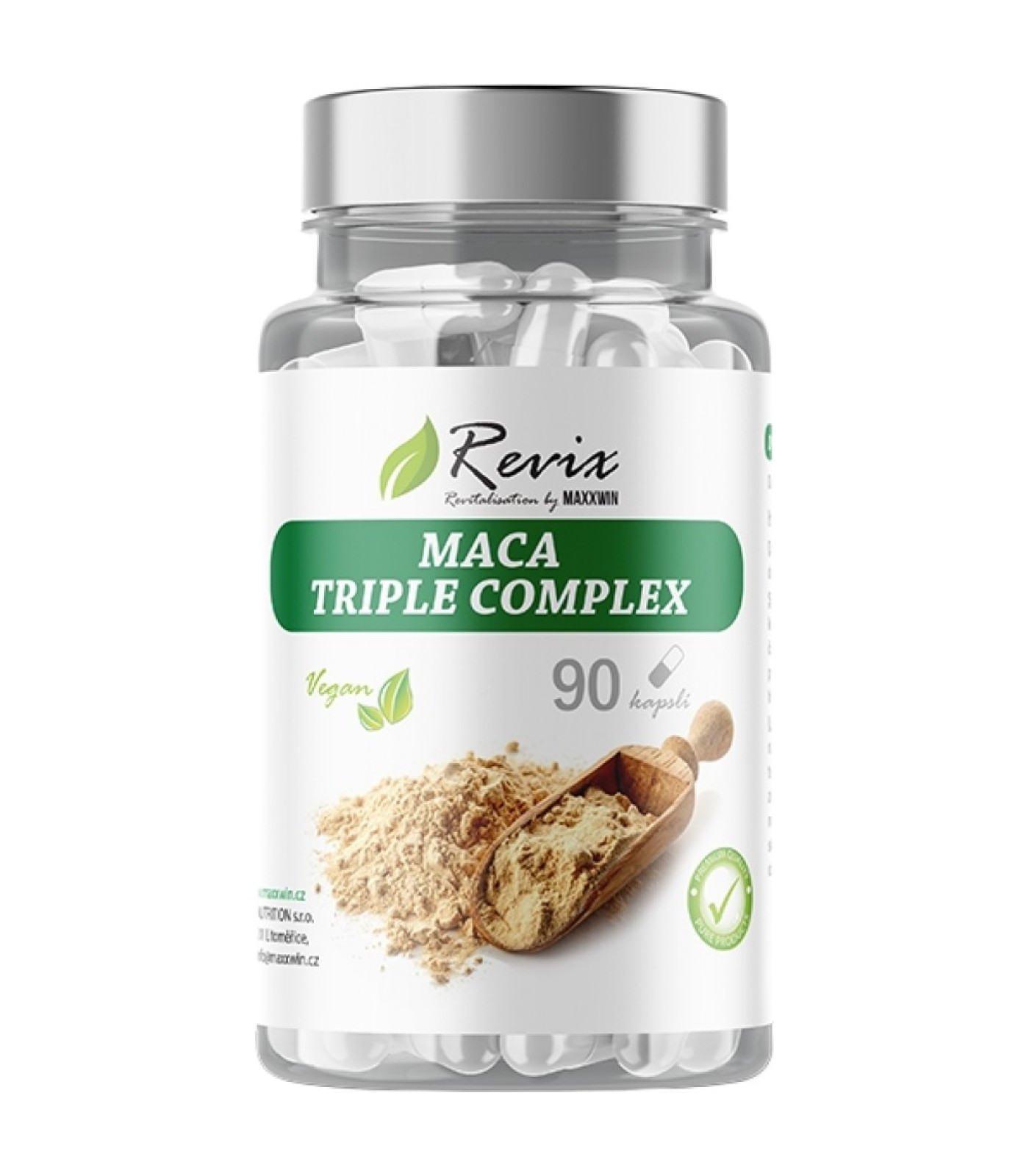 MAXXWIN - Revix Series | Maca Triple Complex 495 mg / 90 капсули, 90 дози