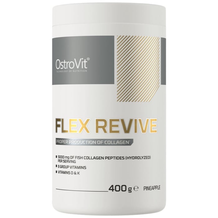 OstroVit - Flex Revive | with Fish Collagen, Boswellia & Rose Hips / 400 грама, 26 дози