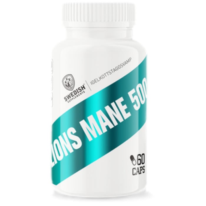 SWEDISH Supplements - Lion's Mane 500 / 60 капсули, 60 дози