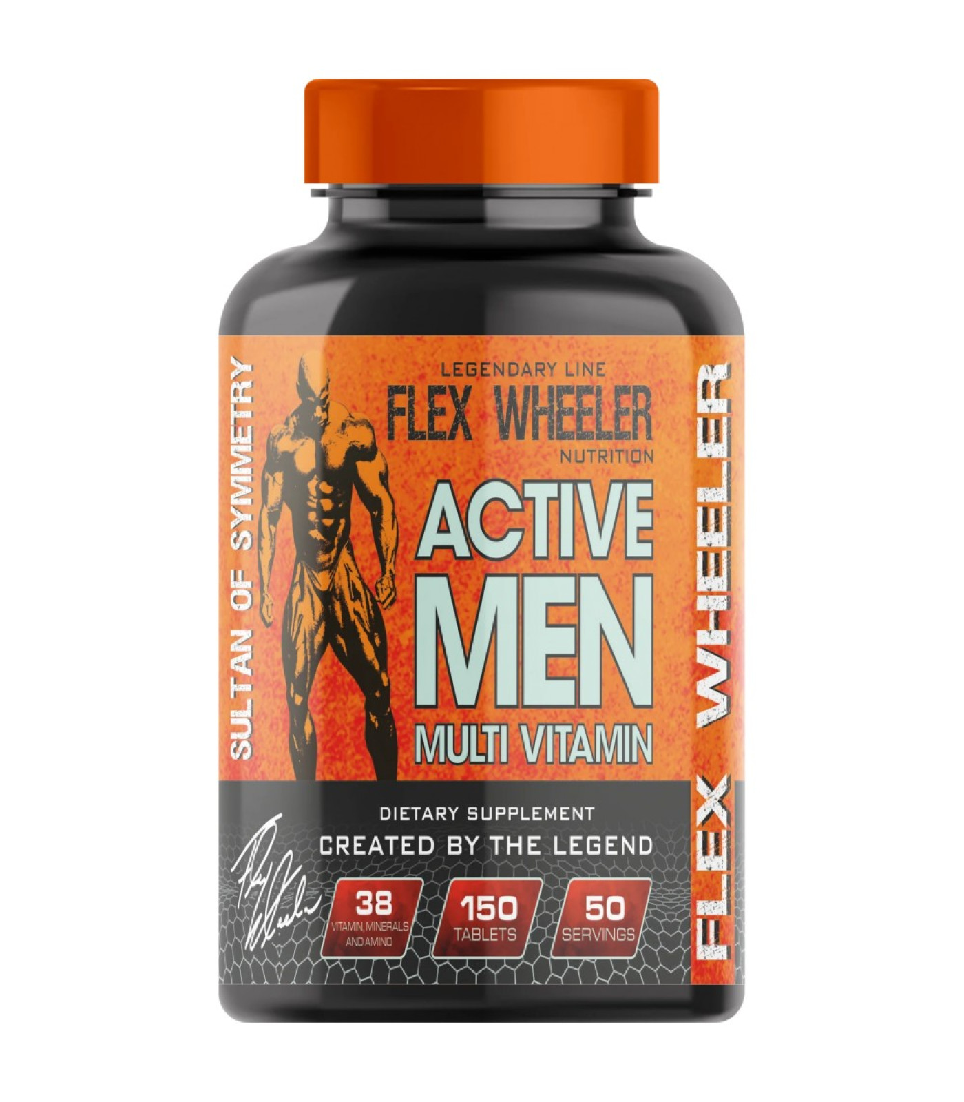 Flex Wheeler Signature Series - Active Men Multi Vitamin / 150 Таблетки, 50 дози