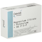 OstroVit - Magnesium Citrate + Potassium + B6 P-5-P Blisters / 60 капсули, 20 дози