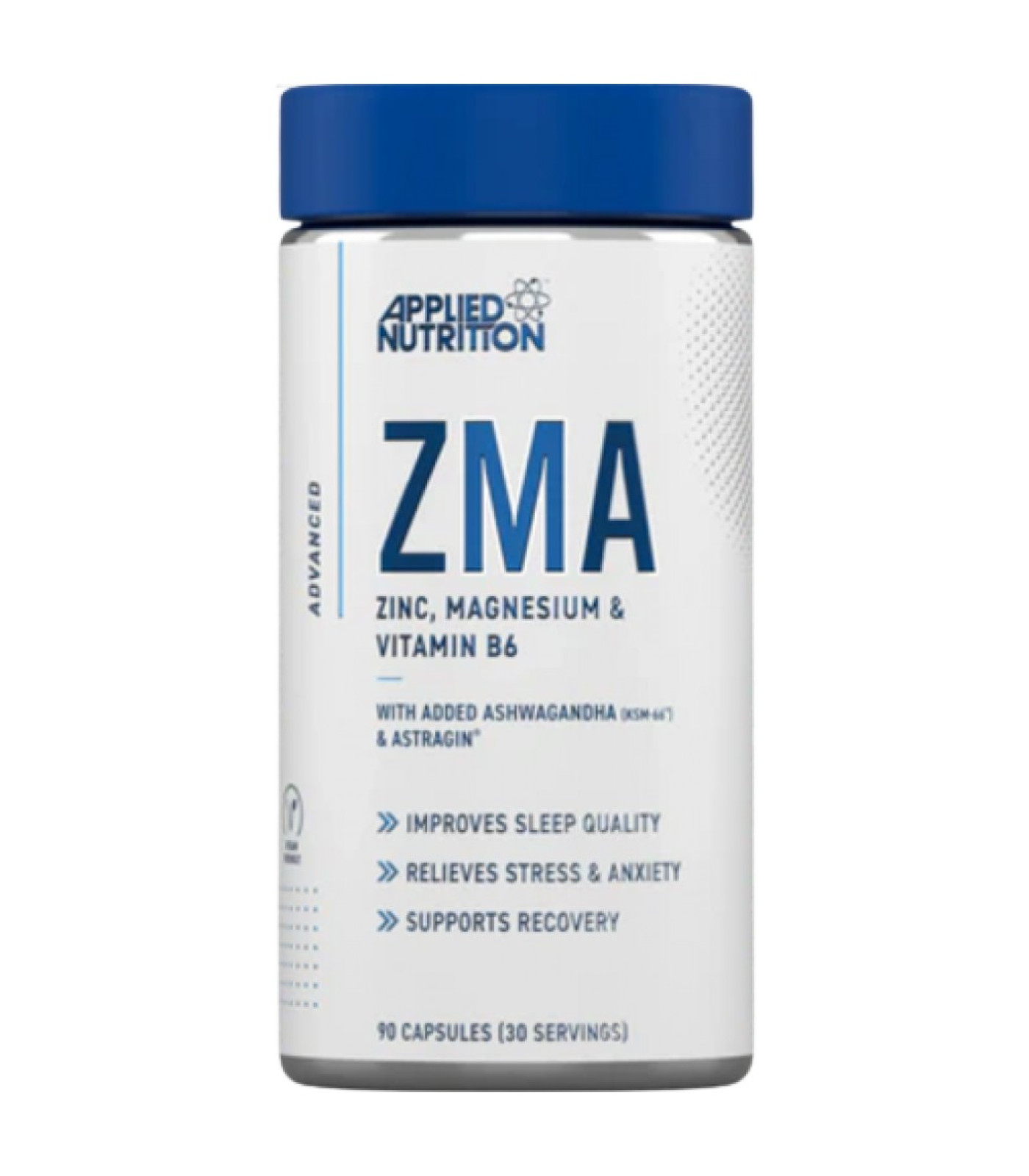 Applied Nutrition - ZMA-Pro | with KSM-66® Ashwagandha Extract / 90 капсули, 30 дози
