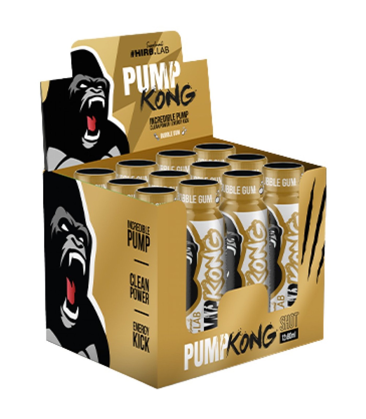 Hero.Lab - Pump Kong Shot | with Glycerol & Schizandra / 80 мл, 12 дози