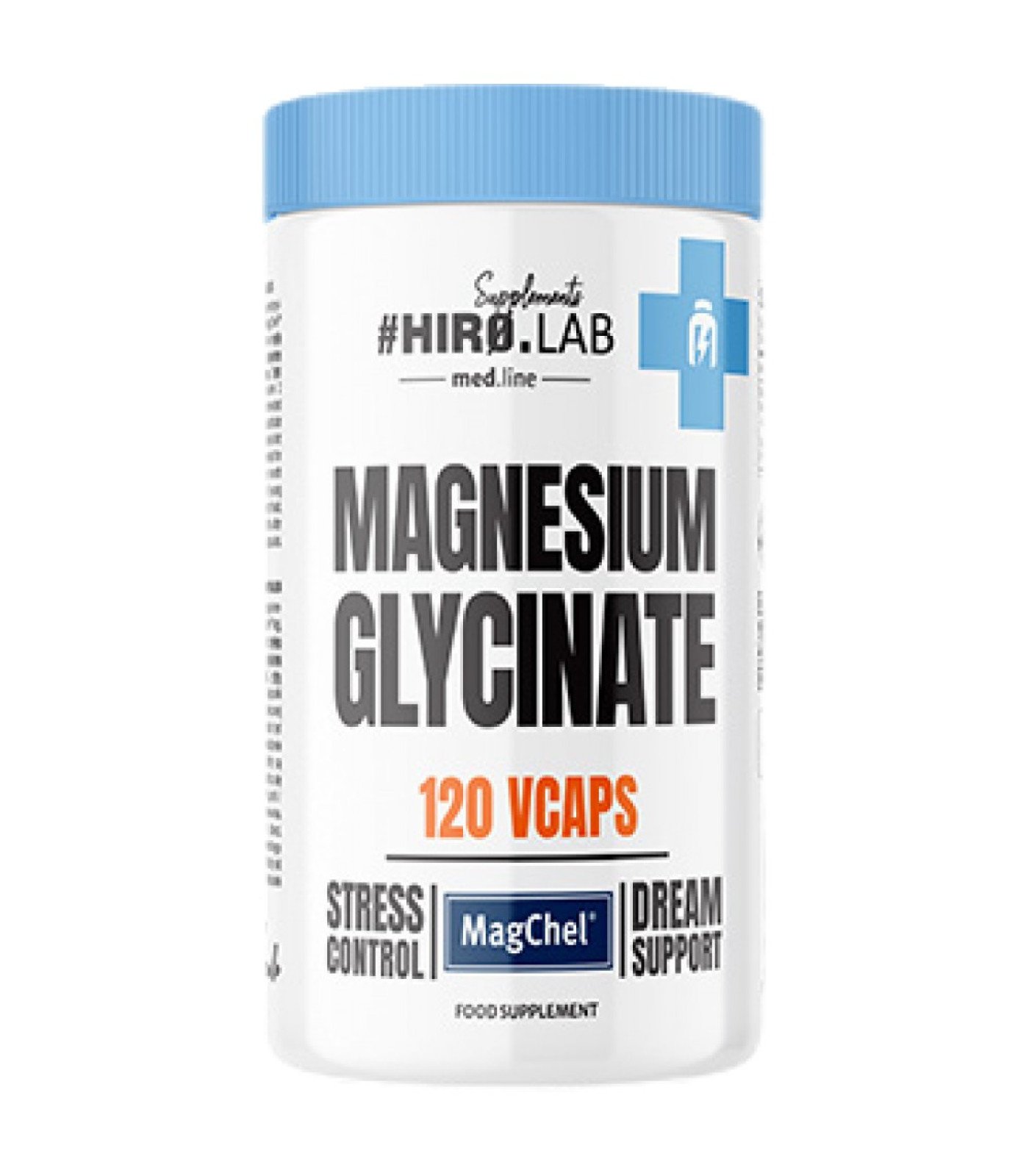 Hero.Lab - Magnesium Glycinate | MagChel® Bisglycinate + Vitamin B6 (60 дози)