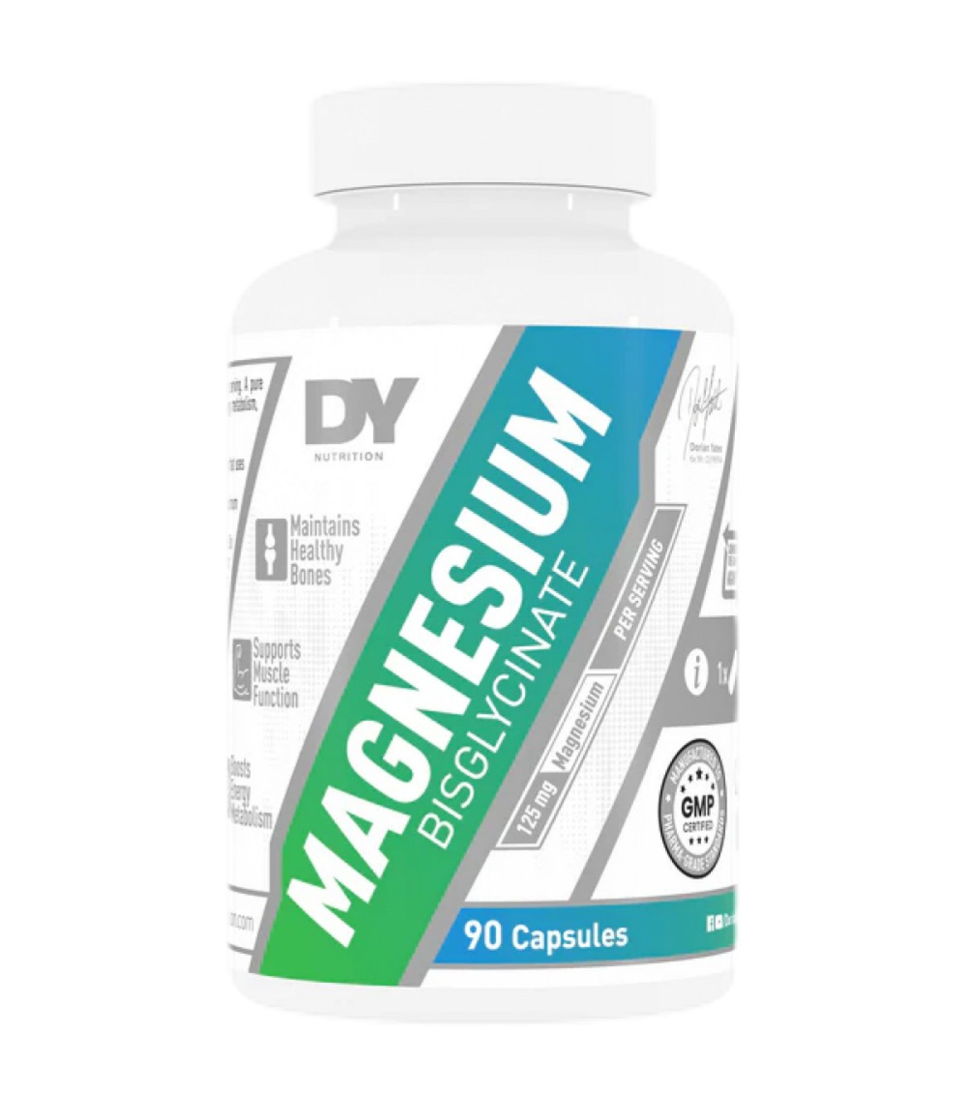 Dorian Yates Nutrition - Magnesium Bisglycinate | 125 mg Glycinate (90 дози)