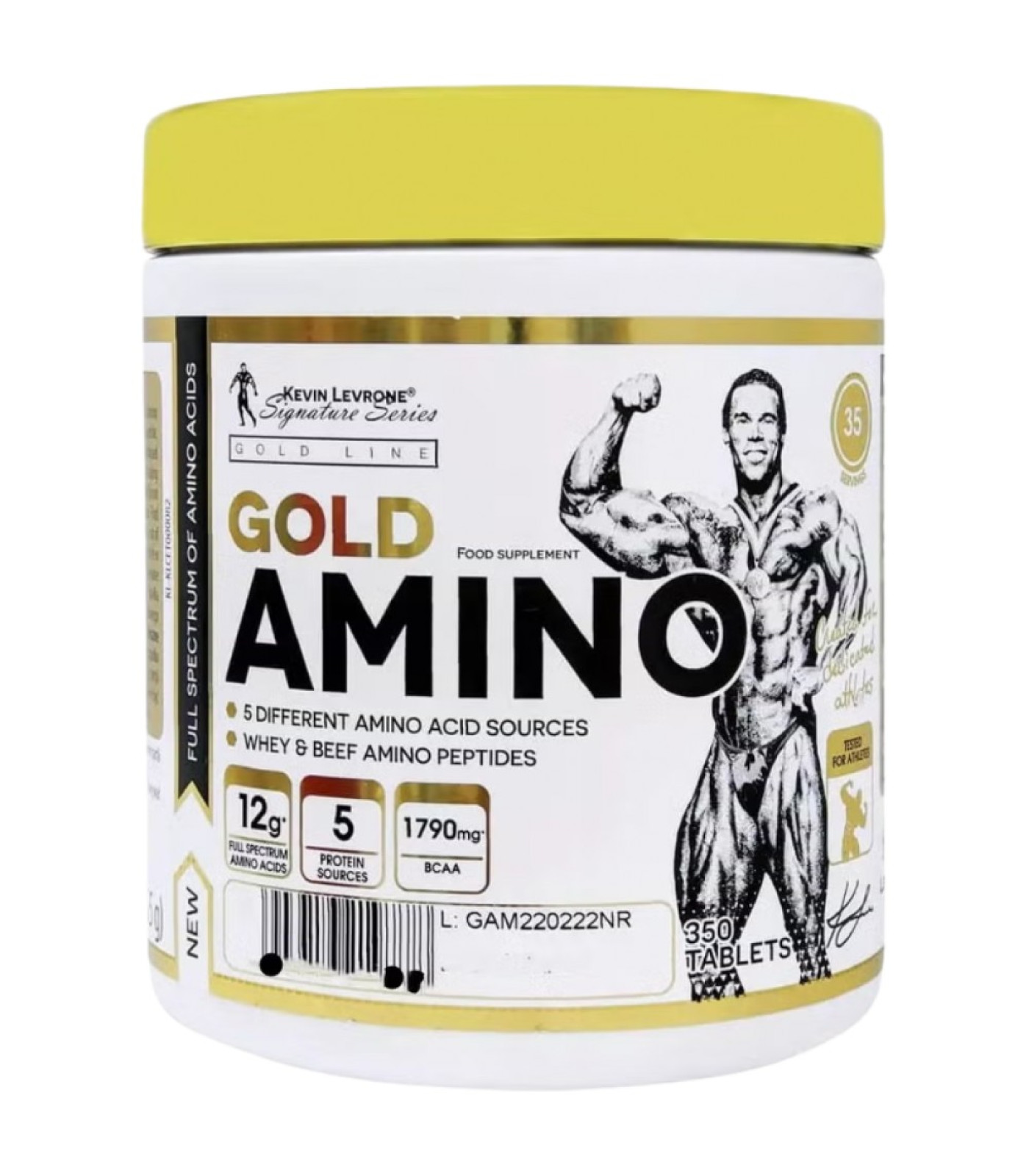 Kevin Levrone - Gold Amino | Whey & Beef Amino Peptides