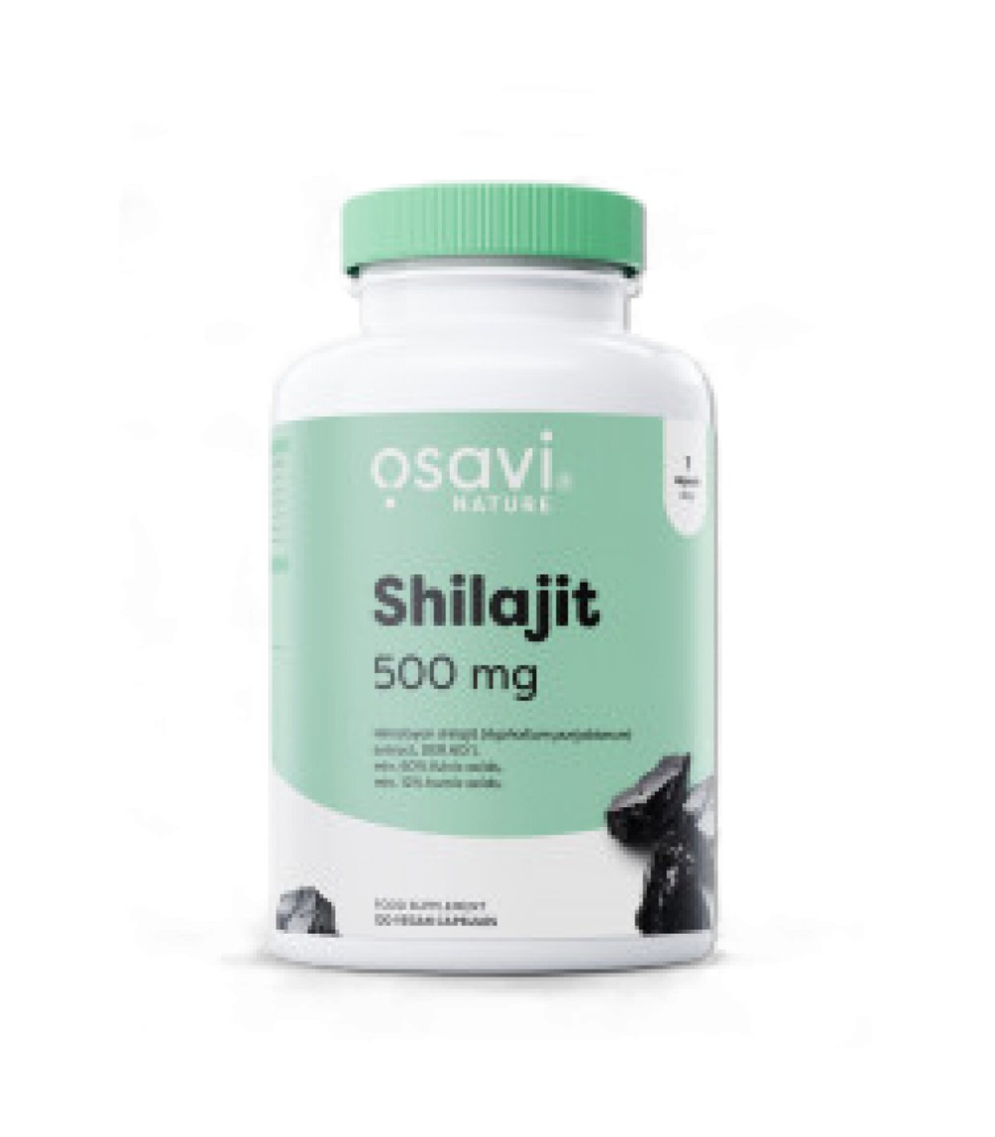 Osavi - Shilajit 500 mg | 60:1 Extract with 60+% Fulvic Acids (120 дози)