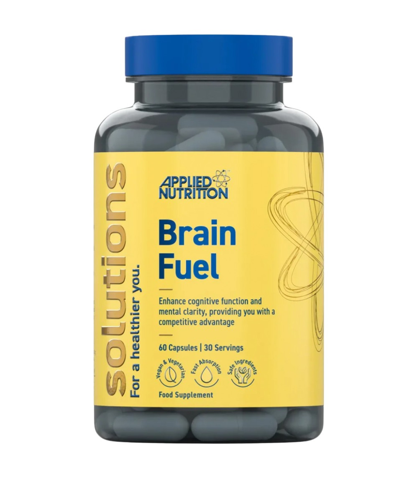 Applied Nutrition - Solutions Brain Fuel | with Ashwagandha & ALCAR (30 дози)