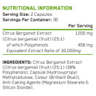 Applied Nutrition - Citrus Bergamot 600 mg (30 дози)