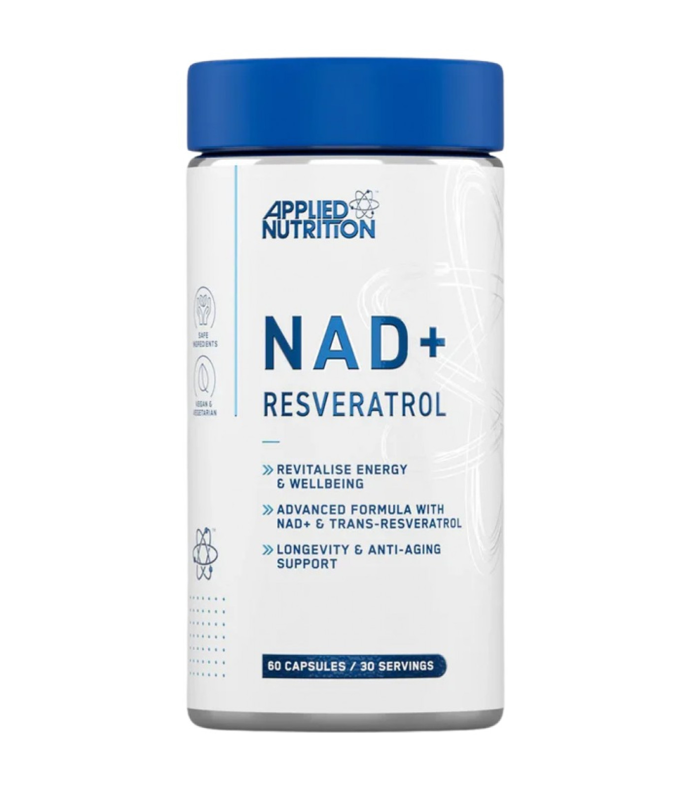 Applied Nutrition - NAD + Resveratrol (30 дози) Applied Nutrition - NAD + Resveratrol (30 дози)