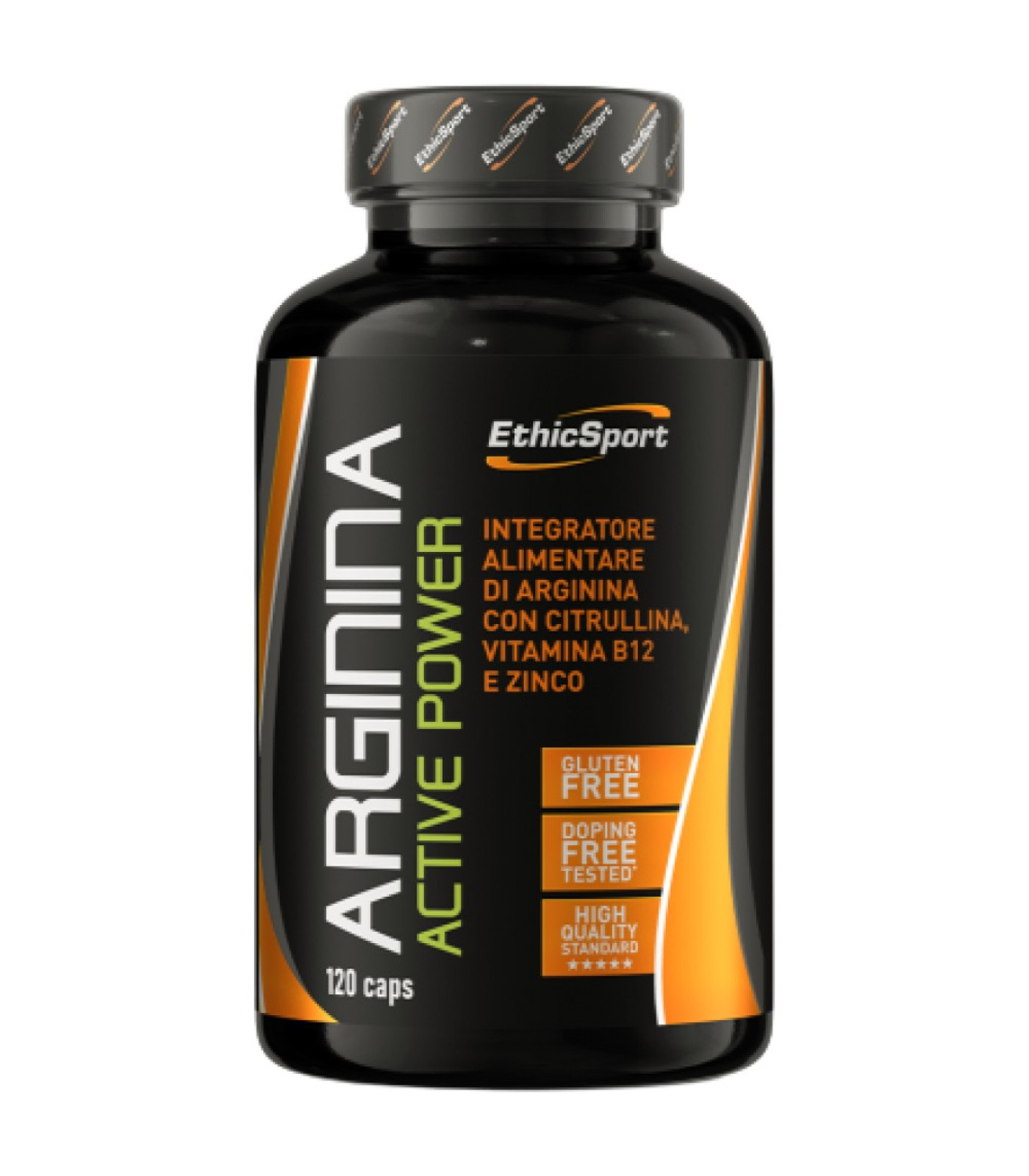 EthicSport - ARGININA Active Power Caps | AAKG with L-Citrulline (30 дози) / 120 капсули