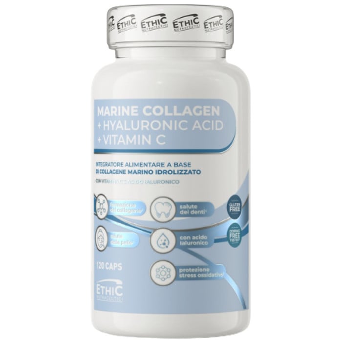 EthicSport - Marine Collagen | with Hyaluronic Acid & Vitamin C (30 дози)
