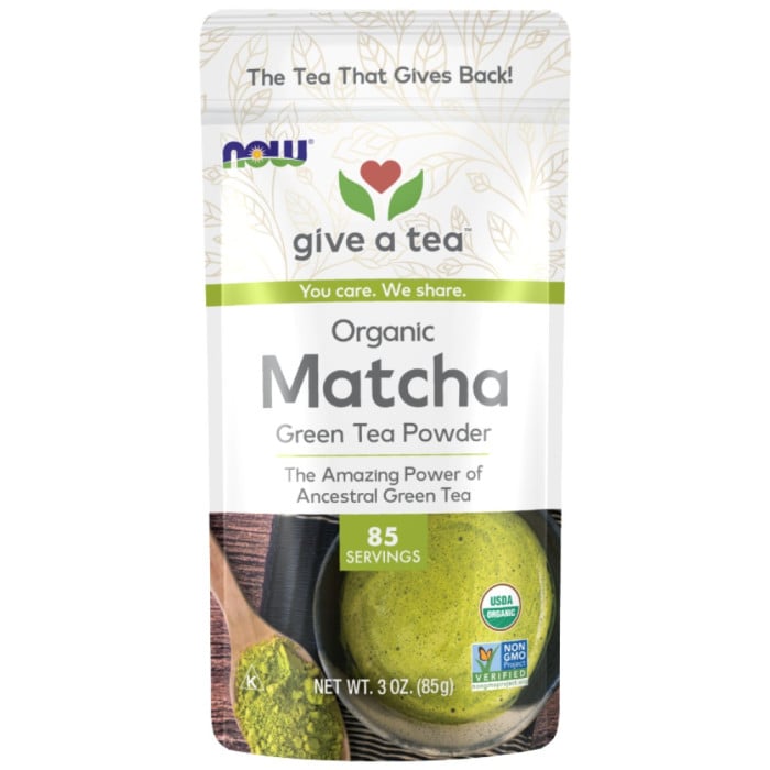 NOW Foods - Matcha Green Tea Powder - Organic (85 дози)