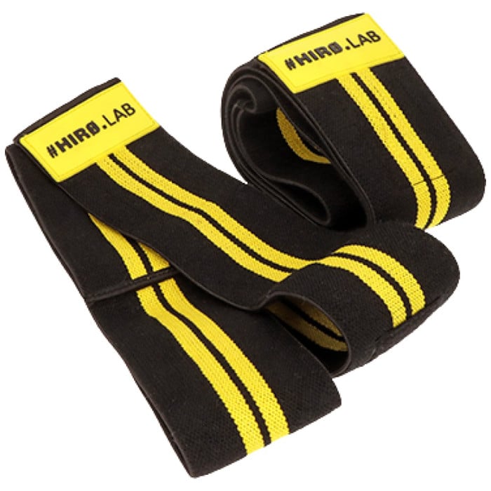 Hero.Lab - Elbow Wrap - Rubber Logo | Black & Yellow