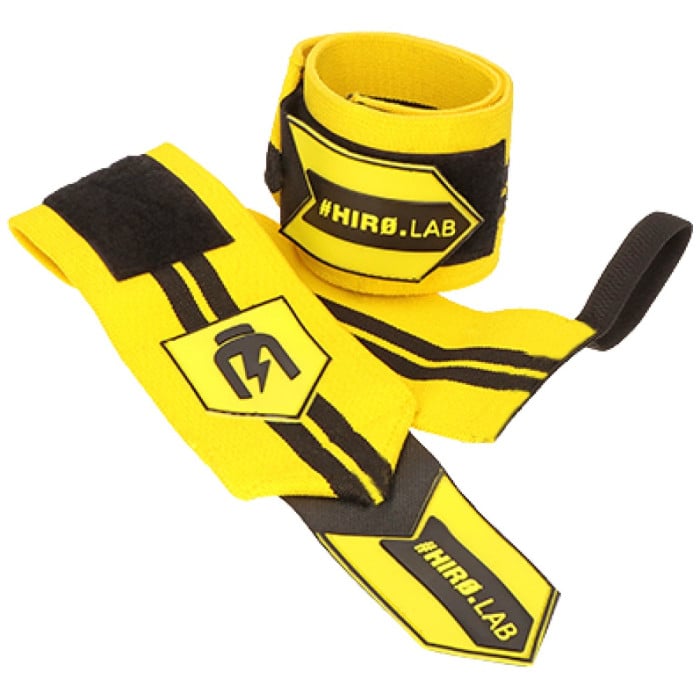 Hero.Lab - Hero Wrist Wraps | Yellow & Black