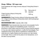 Osavi - Chaga 1000 mg | Minimum 30% Beta-Glucans (120 дози) / 120 капсули