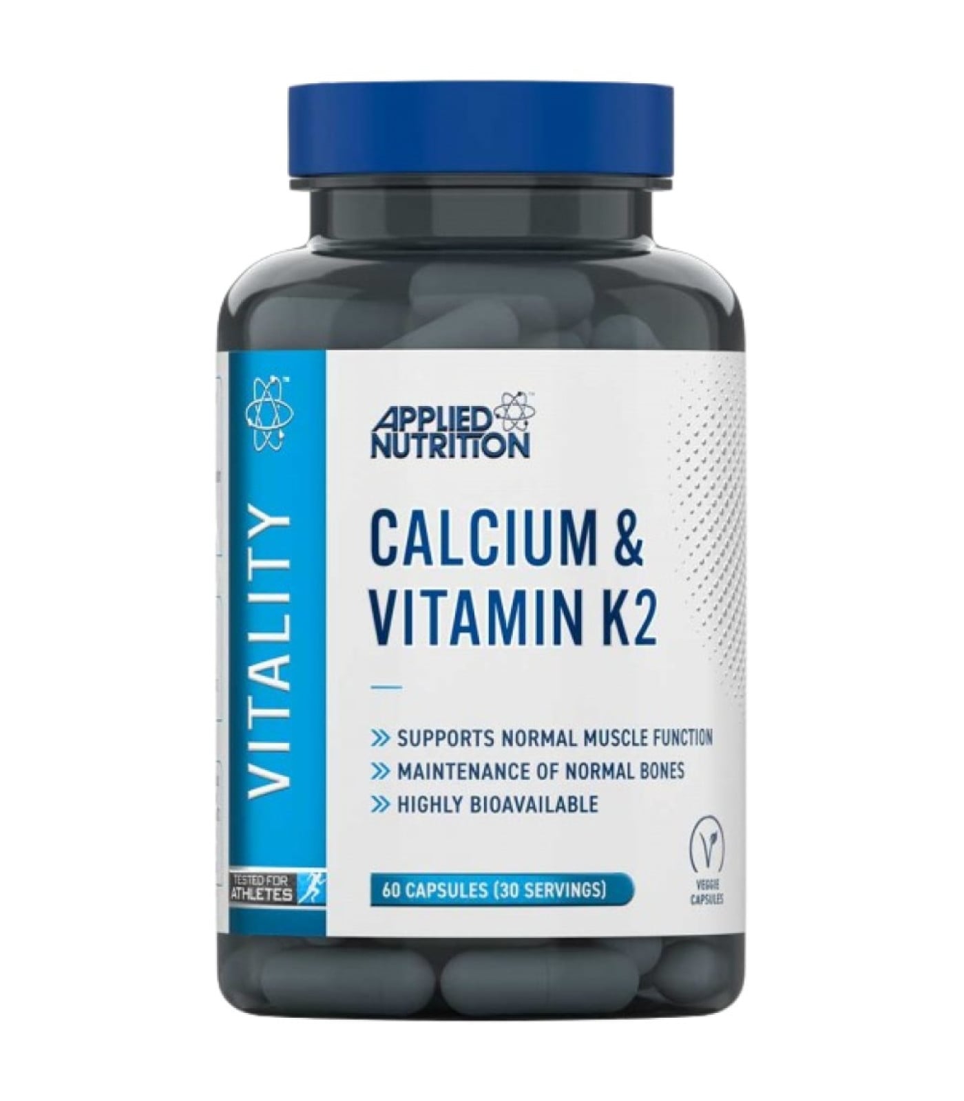 Applied Nutrition - Calcium & Vitamin K2 (30 дози) / 60 капсули