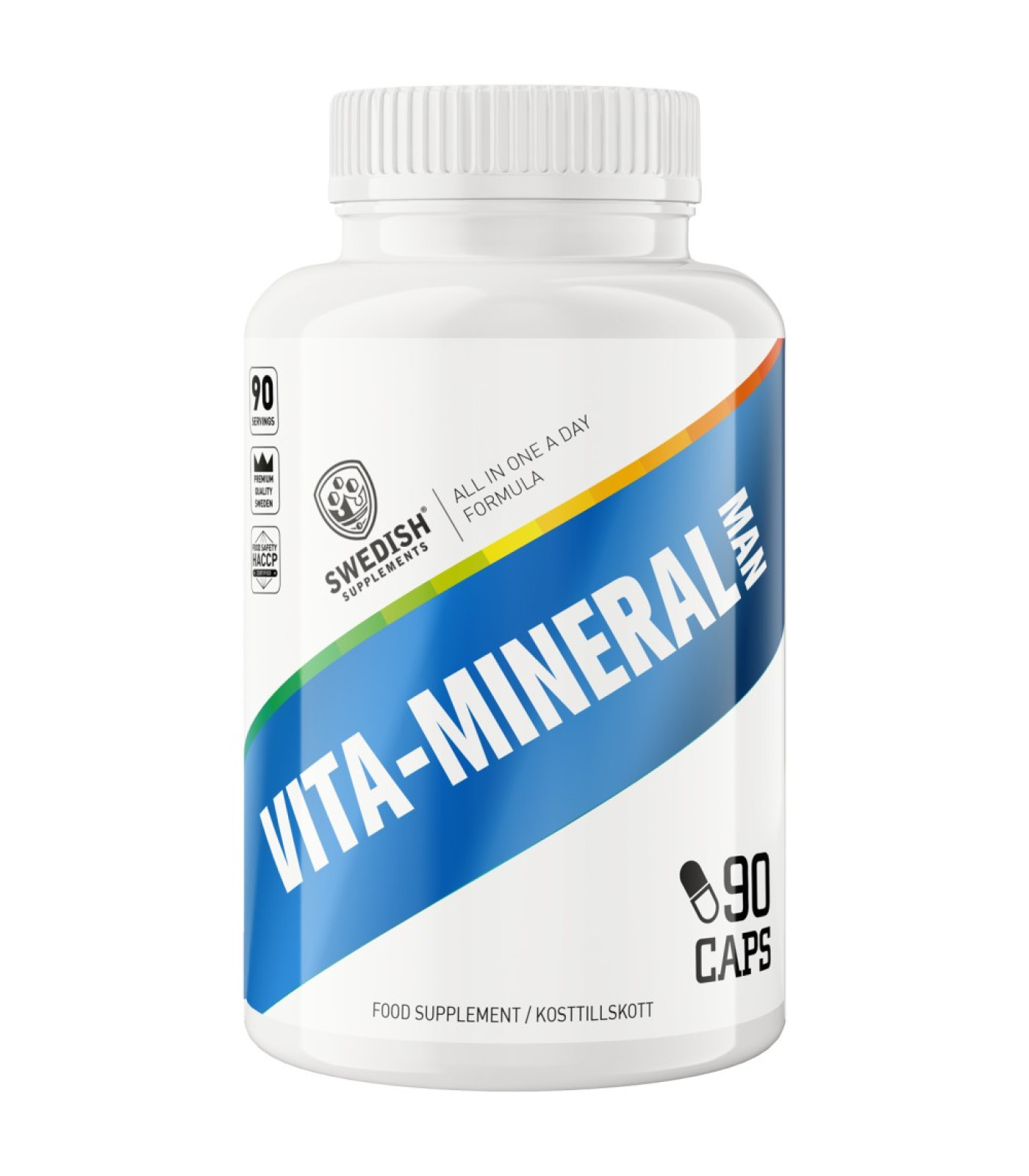 SWEDISH Supplements - VitaMineral Man | All In One Formula (90 дози)