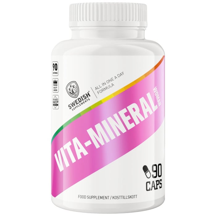 SWEDISH Supplements - VitaMineral Woman | All In One Formula (90 дози)