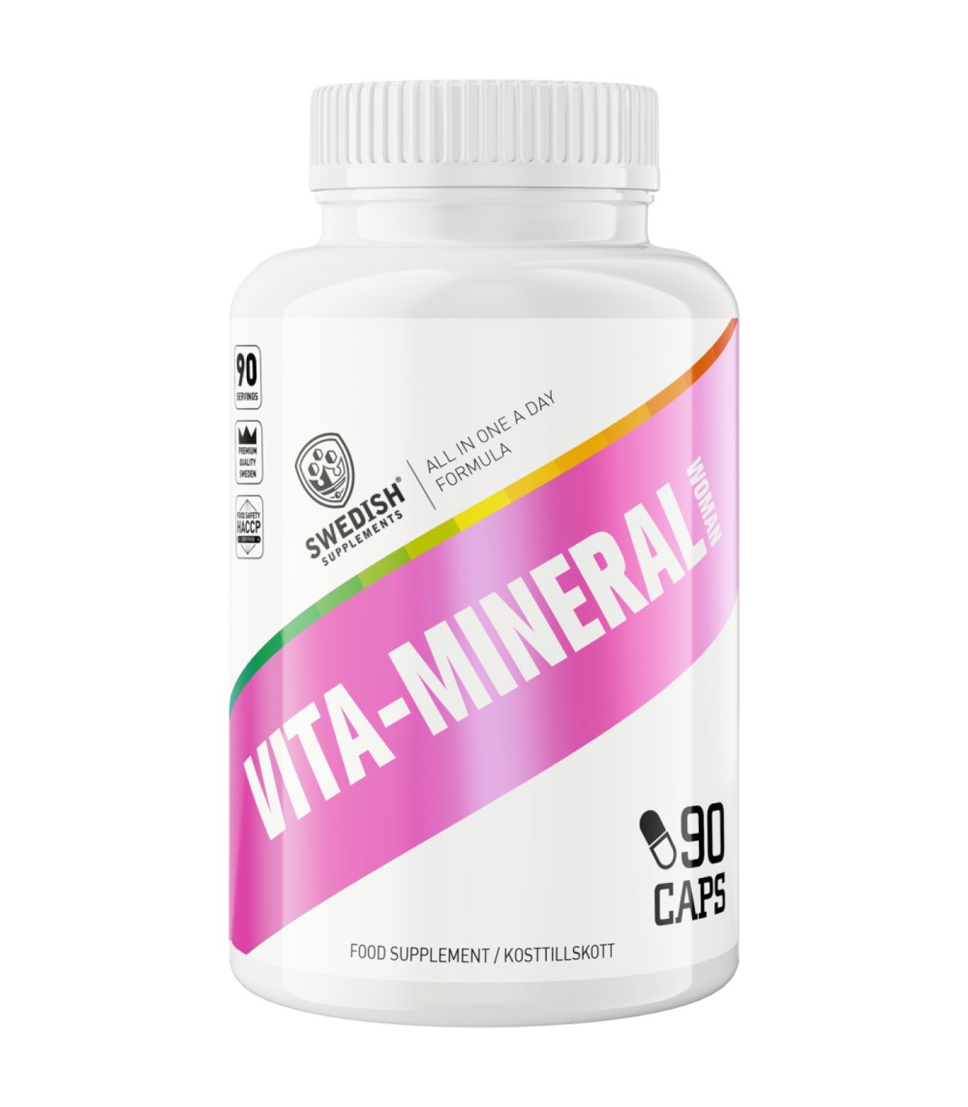 SWEDISH Supplements - VitaMineral Woman | All In One Formula (90 дози)