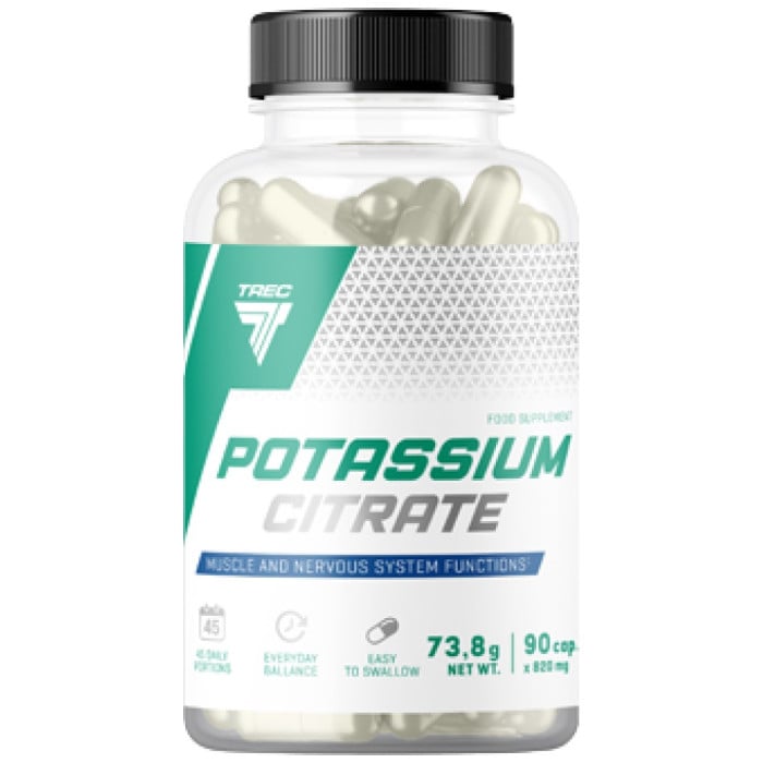 Trec Nutrition - Potassium Citrate 233 mg (90 дози) / 90 капсули