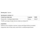 SWEDISH Supplements - Vitamin B9 as Methylfolate 500 mcg (60 дози) / 60 капсули