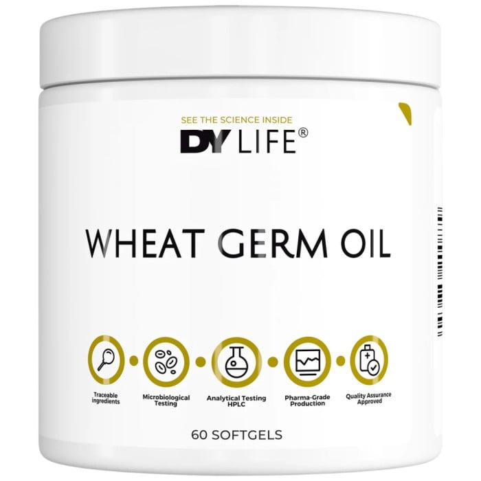 Dorian Yates Nutrition - DY Life Wheat Germ Oil 600 mg (30 дози) / 60 Гел капсули