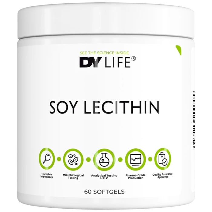 Dorian Yates Nutrition - DY Life Soy Lecithin 1200 mg (60 дози) / 60 Гел капсули