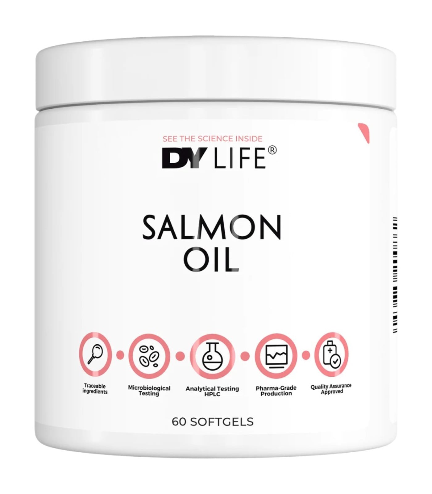 Dorian Yates Nutrition - DY Life Salmon OIl (60 дози) / 60 Гел капсули Dorian Yates Nutrition - DY Life Salmon OIl (60 дози) / 60 Гел капсули