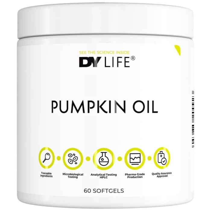 Dorian Yates Nutrition - DY Life Pumpkin Oil 1000 mg (60 дози) / 60 Гел капсули