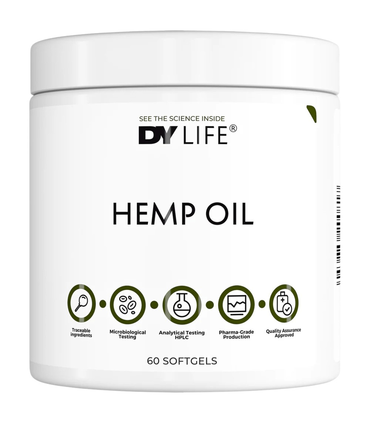 Dorian Yates Nutrition - DY Life Hemp Oil 1000 mg (30 дози) / 60 Гел капсули Dorian Yates Nutrition - DY Life Hemp Oil 1000 mg (30 дози) / 60 Гел капсули