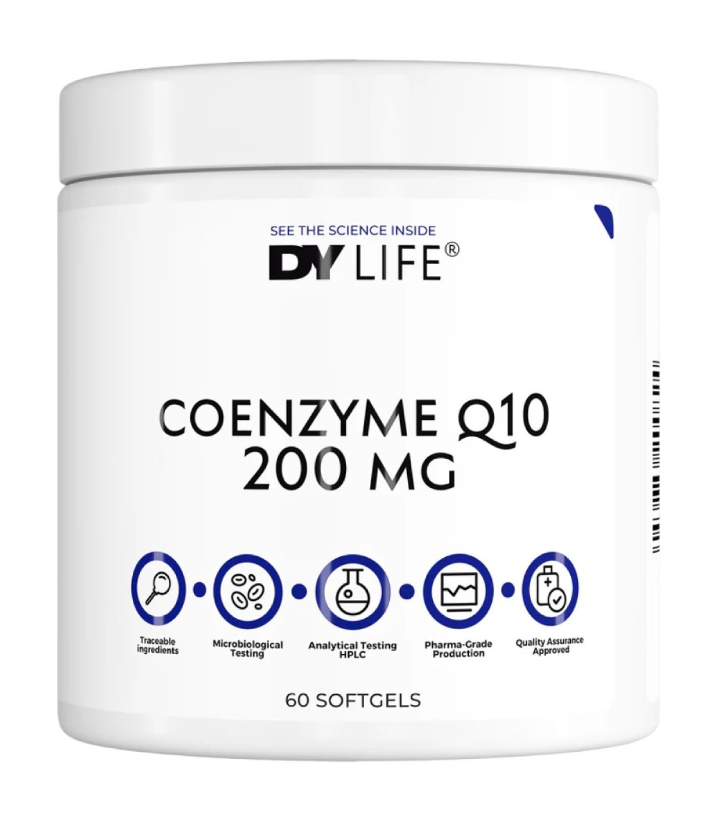 Dorian Yates Nutrition - DY Life Coenzyme Q10 200 mg (60 дози) / 60 Гел капсули Dorian Yates Nutrition - DY Life Coenzyme Q10 200 mg (60 дози) / 60 Гел капсули