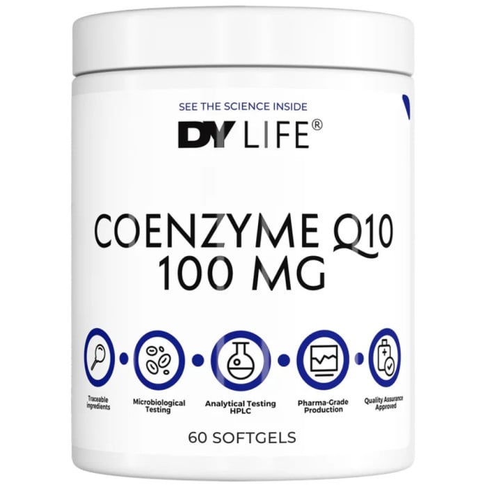 Dorian Yates Nutrition - DY Life Coenzyme Q10 100 mg (60 дози) / 60 Гел капсули