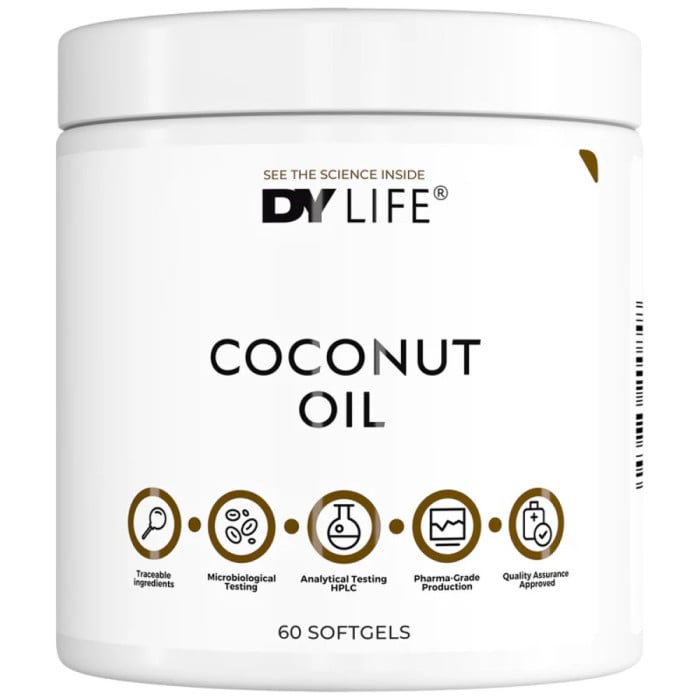 Dorian Yates Nutrition - DY Life Coconut Oil 1000 mg (30 дози) / 60 Гел капсули
