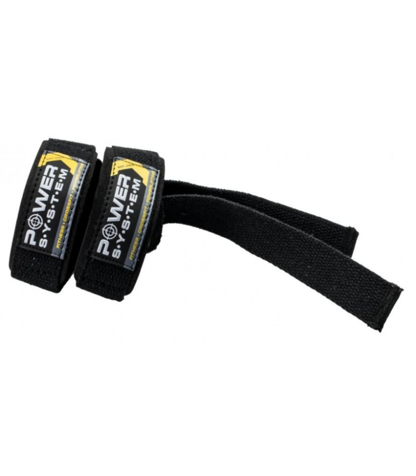 Power System Heavy Duty Lifting Power Straps - Black Yellow - Фитили, Цвят Черно - Жълт