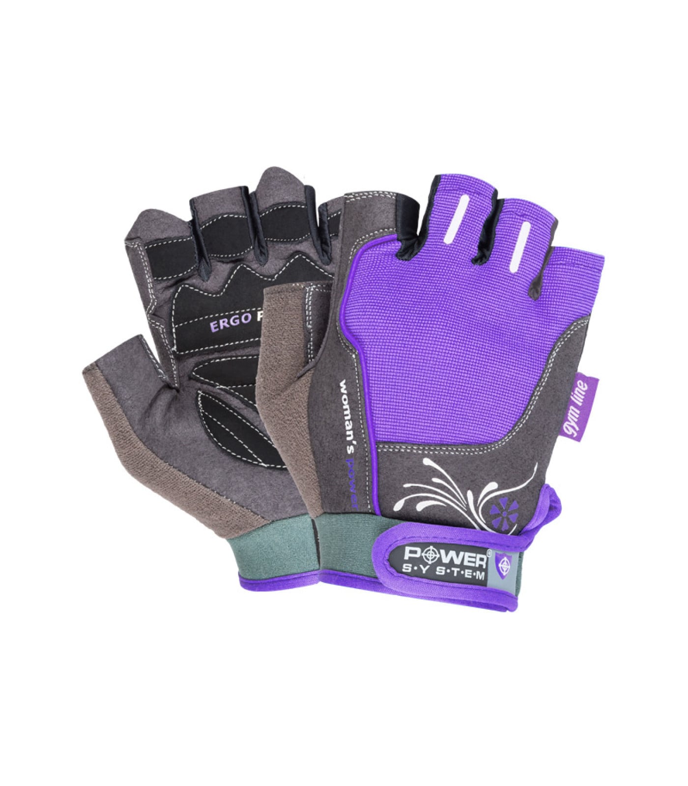 Power System Gloves Womens Power - Purple - Дамски Фитнес Ръкавици, Цвят Лилав,