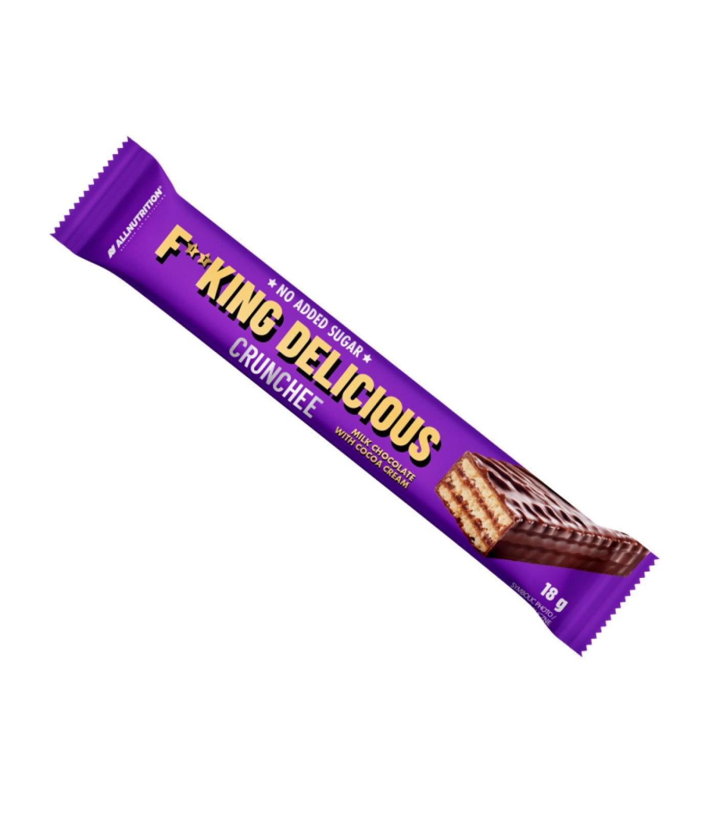 AllNutrition F**king Delicious Crunchee - Протеинова Вафла, Разфасовка 18g