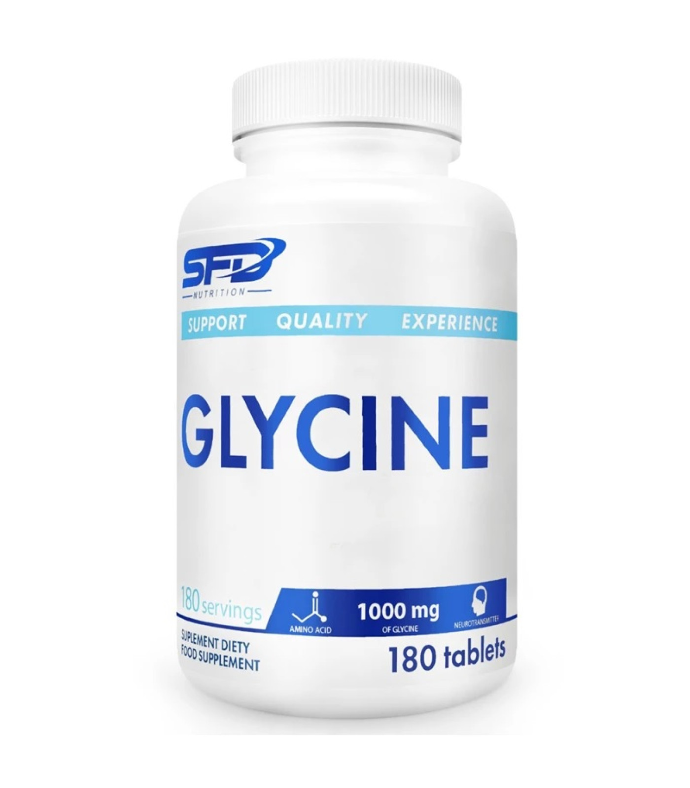SFD Glycine - Глицин, Разфасовка 180 tabs SFD Glycine - Глицин, Разфасовка 180 tabs
