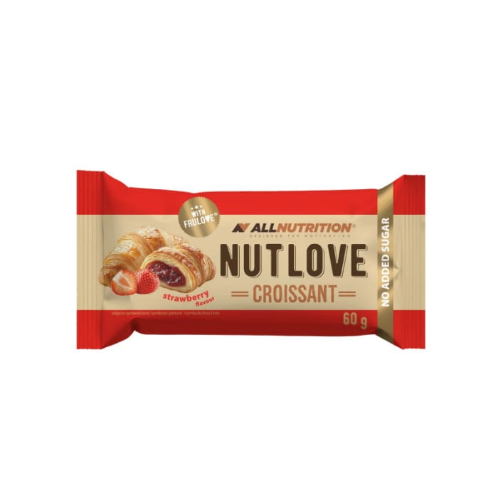 Allnutrition NutLove Croissant Strawberry - Диетичен Кроасан, Разфасовка 60g